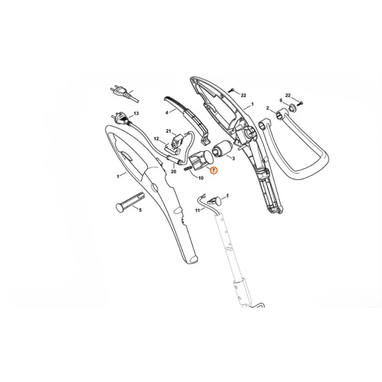STIHL  Przycisk zatrzaskowy 6421 792 3500